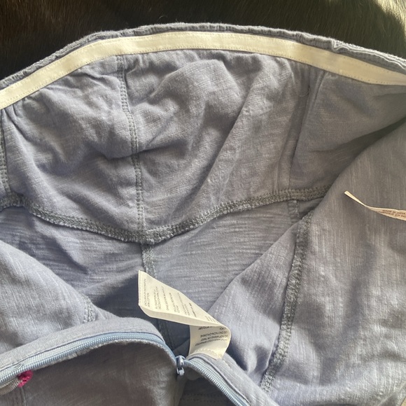 S 🔖 FREE PEOPLE Tube Top Crop Top Purple Blue Ruffle Crochet  OB925036 $68 - Picture 7 of 8